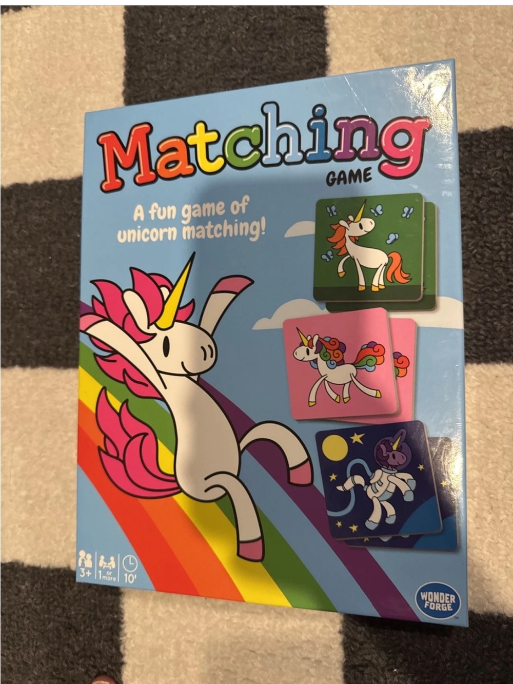 Matching Game - Pink Unicorn